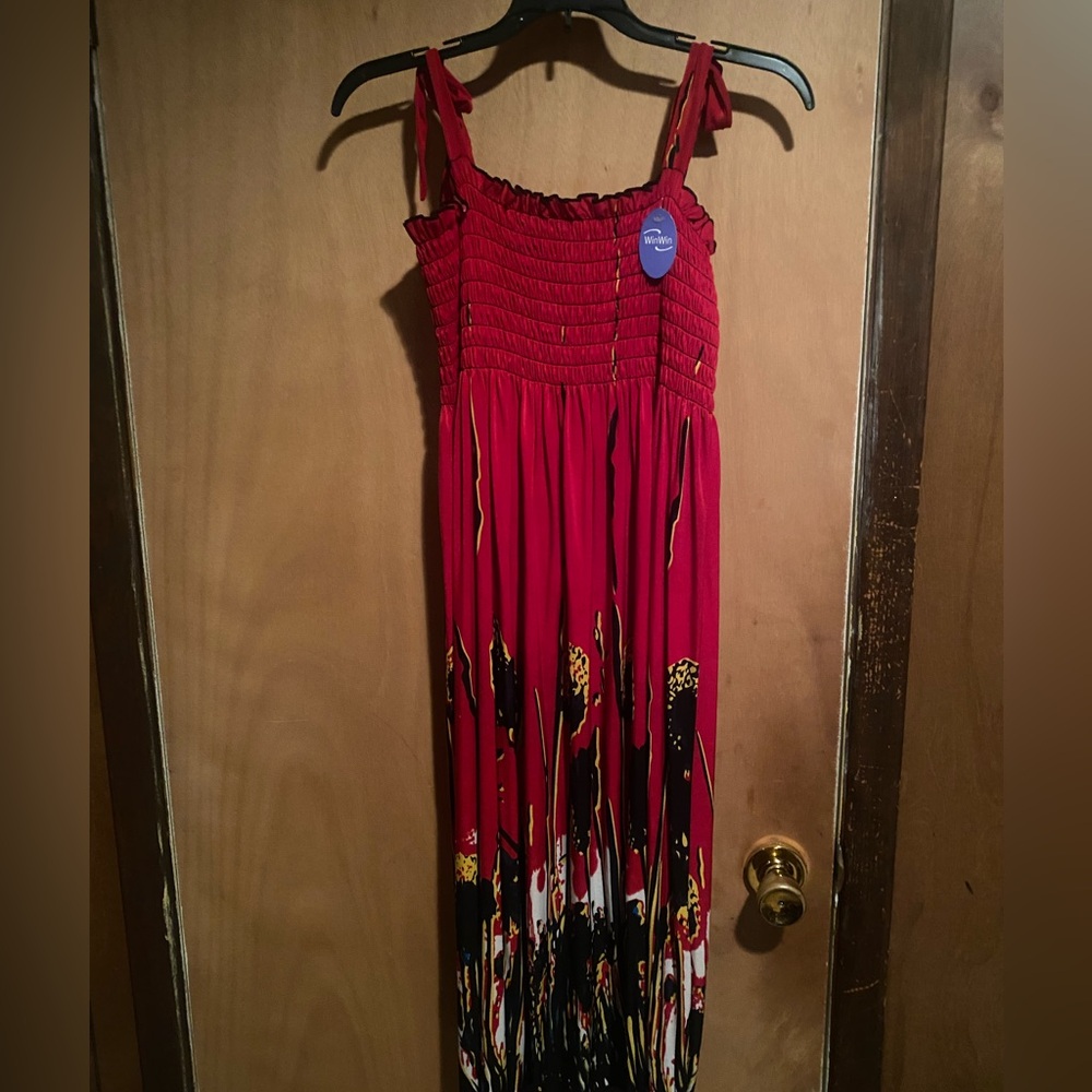 WinWin Red Fashion Sundress Size L-XL